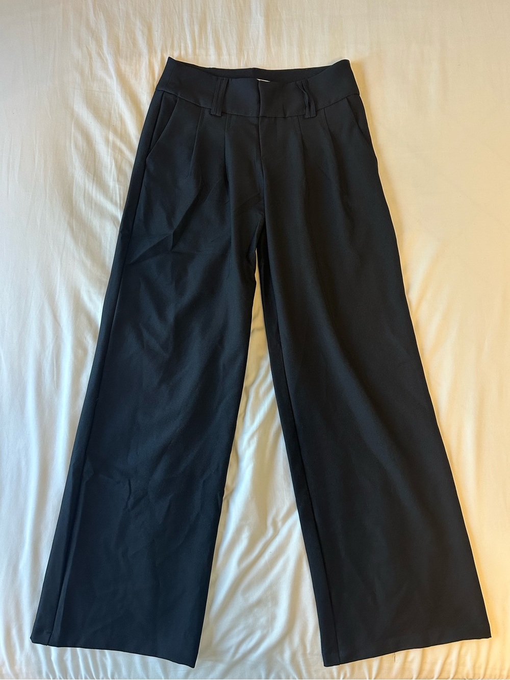 Low Rise Black Pants